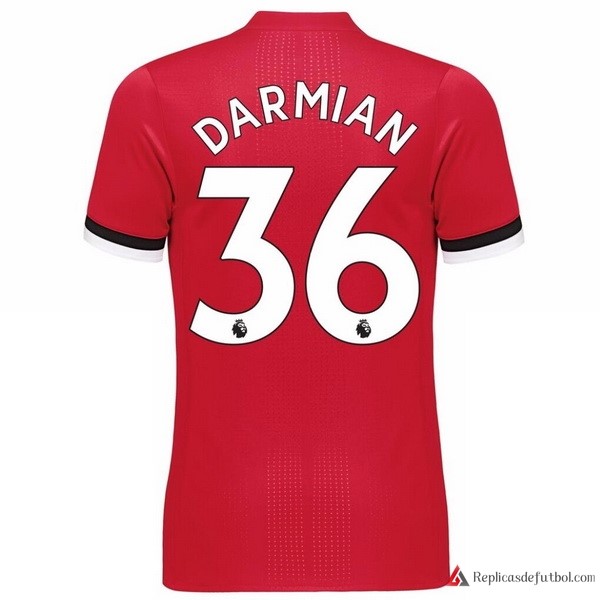 Camiseta Manchester United Primera equipación Darmian 2017-2018